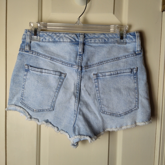 Wild Fable Lace Insert High Rise Jean Shorts - Picture 3 of 9